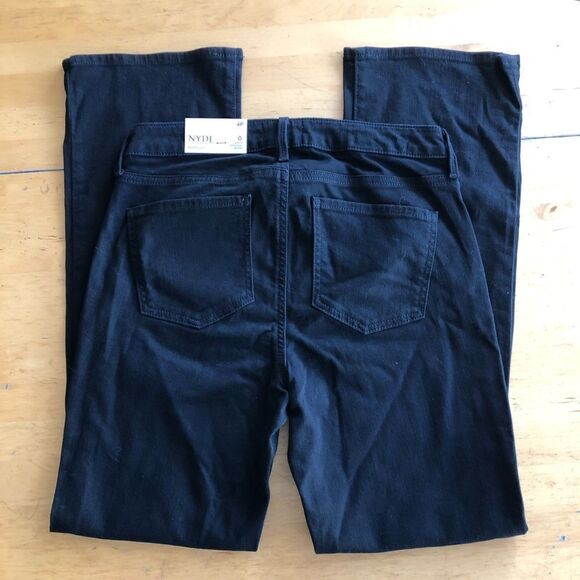NYDJ Barbara Bootcut Black Jeans Size 4P - Picture 4 of 11